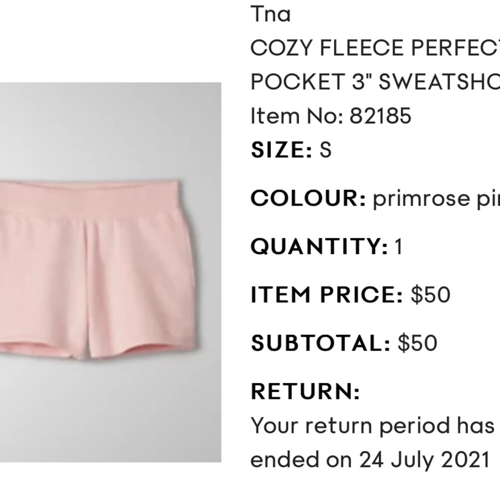 TNA COZY AF PERFECT POCKET SHORTS
